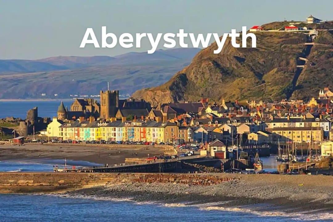 Bridge View Victorian Townhouse Central Aberystwyth Sleeps 6 Exterior foto